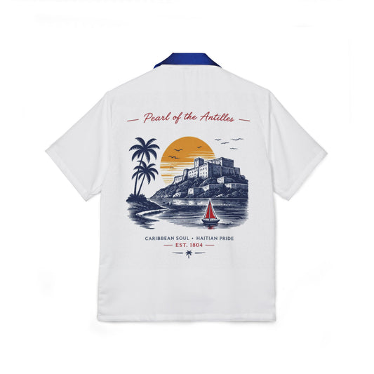 "Pearl of the Antilles" Heritage Button-Down Shirt
