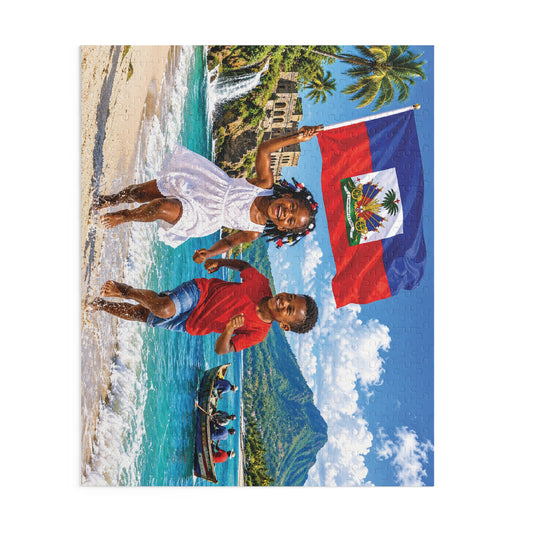 Custom "Ayiti Cherie" Heritage Jigsaw Puzzle ( 500-Piece)