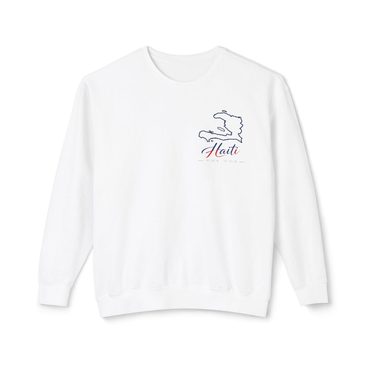 Haiti Heritage Crewneck — "Piti Piti Zwazo Fè Nich Li" Citadel Edition