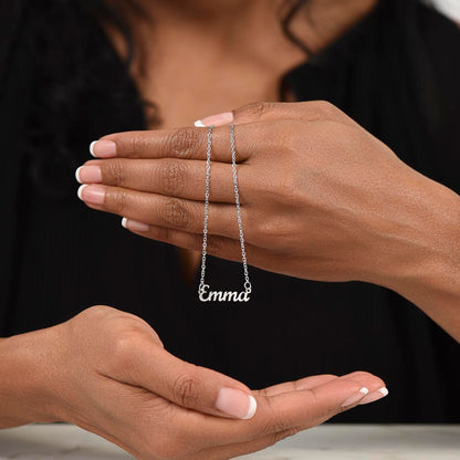 To My Daughter - Eternal Love Necklace with Custom Message Card