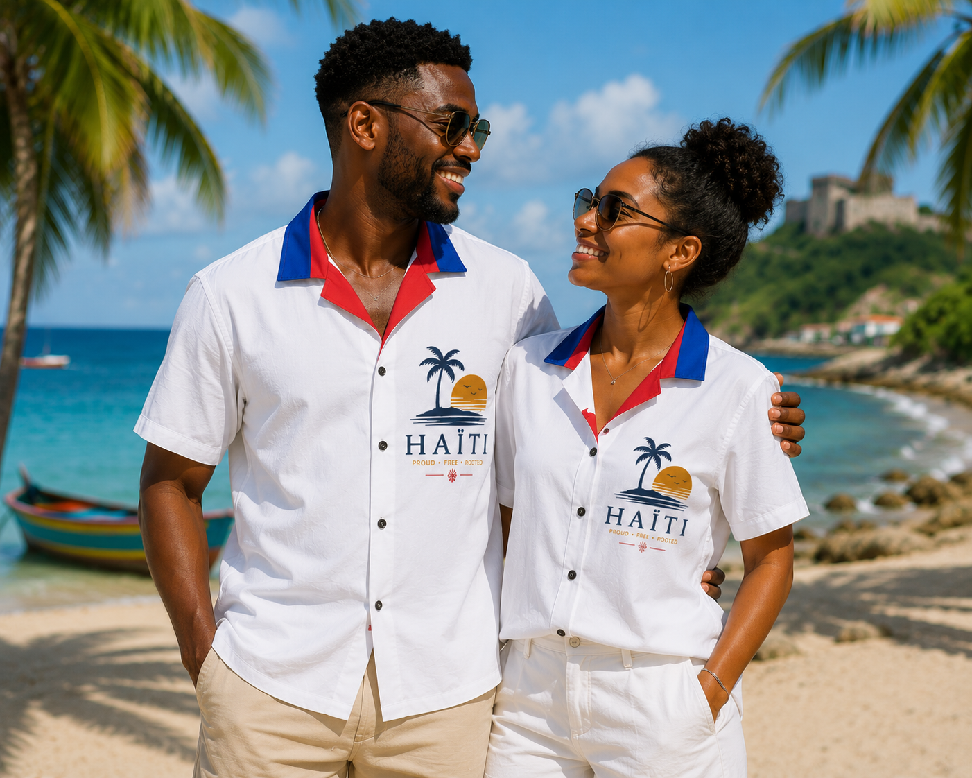 "Pearl of the Antilles" Heritage Button-Down Shirt