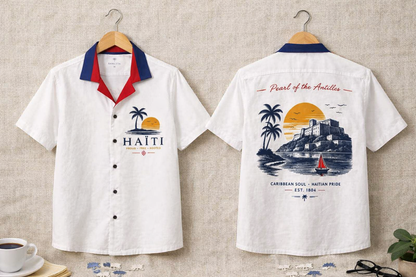 "Pearl of the Antilles" Heritage Button-Down Shirt