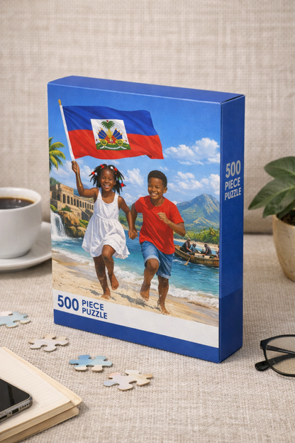 Custom "Ayiti Cherie" Heritage Jigsaw Puzzle ( 500-Piece)