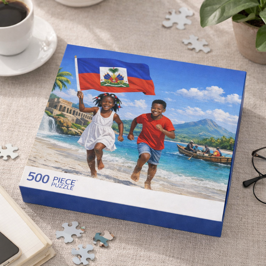 Custom "Ayiti Cherie" Heritage Jigsaw Puzzle ( 500-Piece)